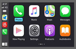 Wireless-Apple-CarPlay-Startbildschirm